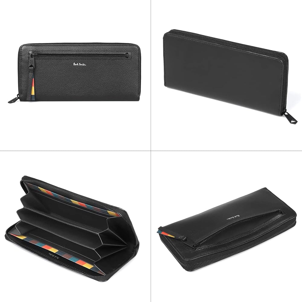 605 新品 ポールスミス ブライトストライプトリム L字ジップ 長財布 黒 楽天市場】ポールスミス 財布 Paul Smith メンズ L字ファスナー